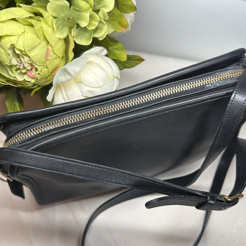 Coach Black Leather Crossbody Bag - Picture 4 of 13